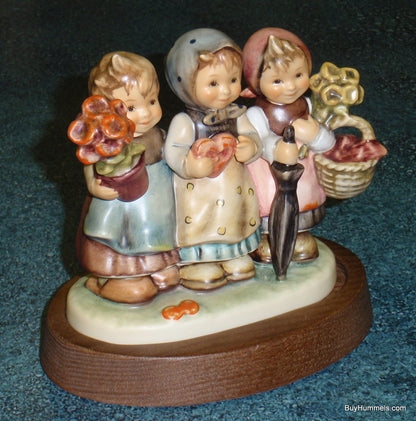 "Trio Of Wishes" Goebel Hummel Figurine - #721 - TMK7
