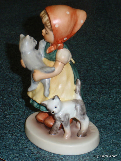 Goebel Hummel Figurine "Tender Love" #2007 Girl With Cats - RARE GIFT!