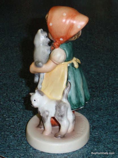 Goebel Hummel Figurine "Tender Love" #2007 Girl With Cats - RARE GIFT!