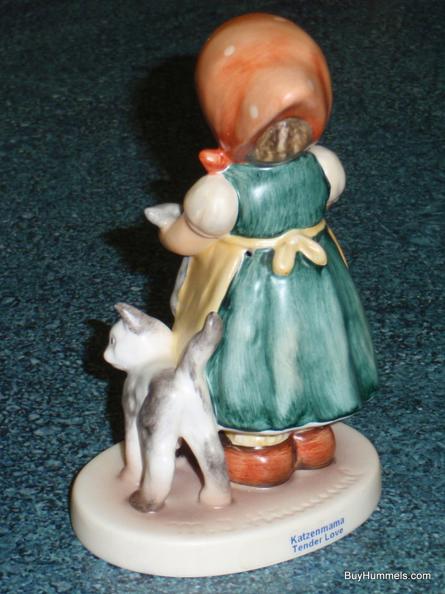 Goebel Hummel Figurine "Tender Love" #2007 Girl With Cats - RARE GIFT!