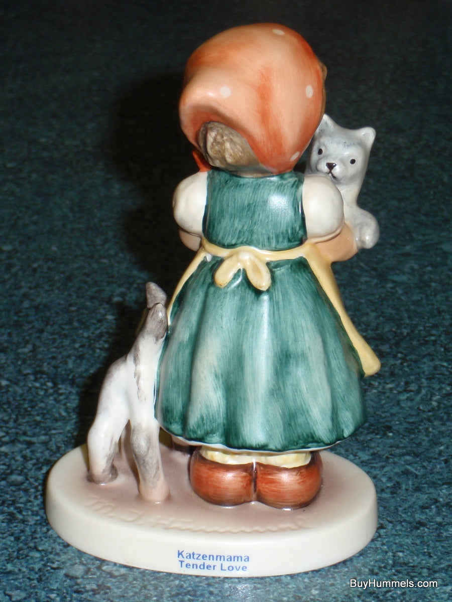 Goebel Hummel Figurine "Tender Love" #2007 Girl With Cats - RARE GIFT!