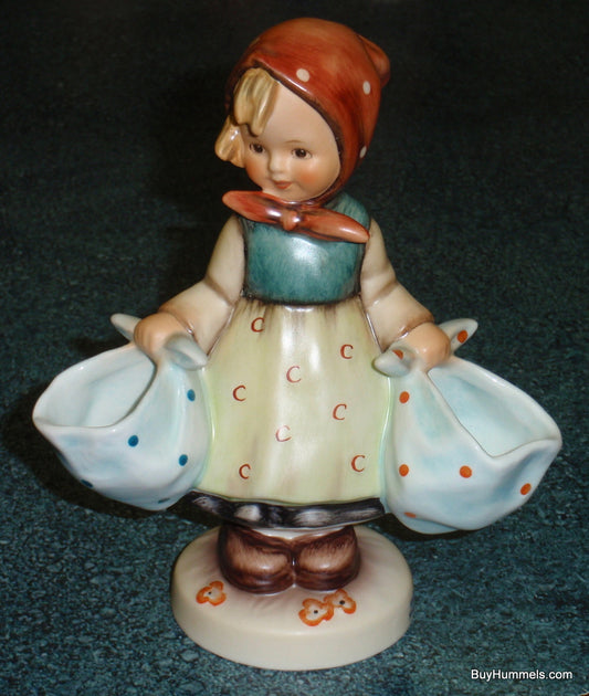 "Mother's Darling" Goebel Hummel Figurine #175 - Little Girl Doing Laundry - CUTE!