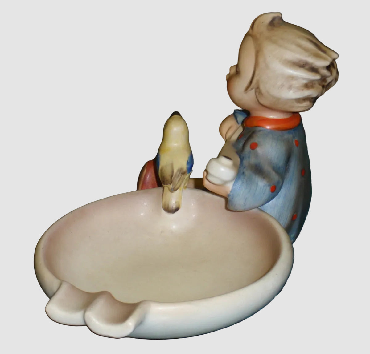 "Joyful" Goebel Hummel Ashtray Figurine #33 (3.5" x 6" TMK-2 Full Bee)