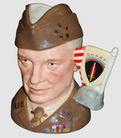 "General Dwight Eisenhower" Royal Doulton Character Jug D6937 - Large