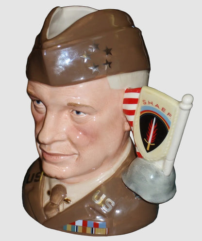 "General Dwight Eisenhower" Royal Doulton Character Jug D6937 - Large