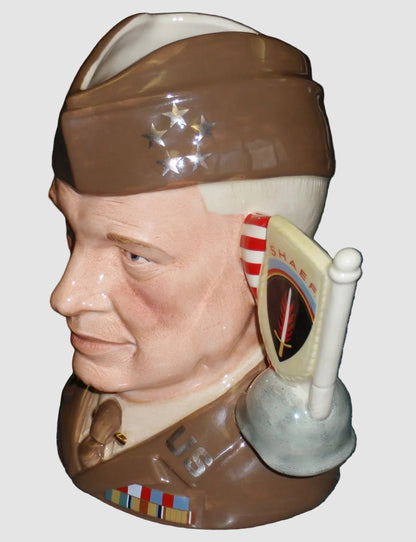 "General Dwight Eisenhower" Royal Doulton Character Jug D6937 - Large