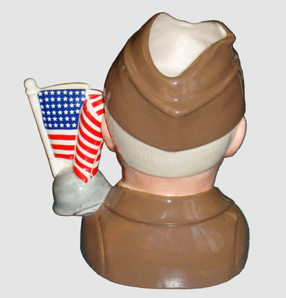 "General Dwight Eisenhower" Royal Doulton Character Jug D6937 - Large