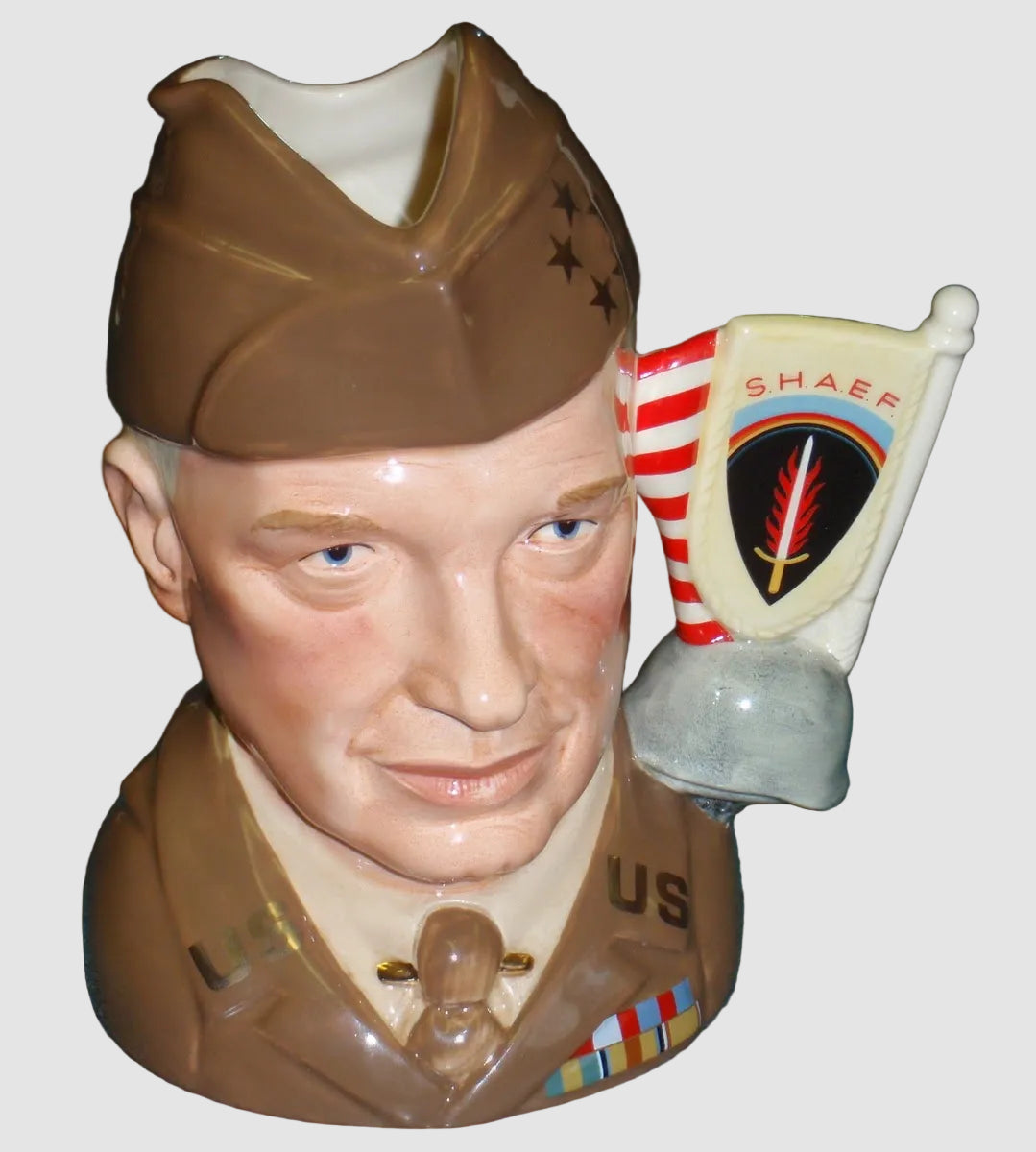 "General Dwight Eisenhower" Royal Doulton Character Jug D6937 - Large