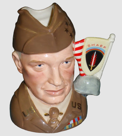 "General Dwight Eisenhower" Royal Doulton Character Jug D6937 - Large
