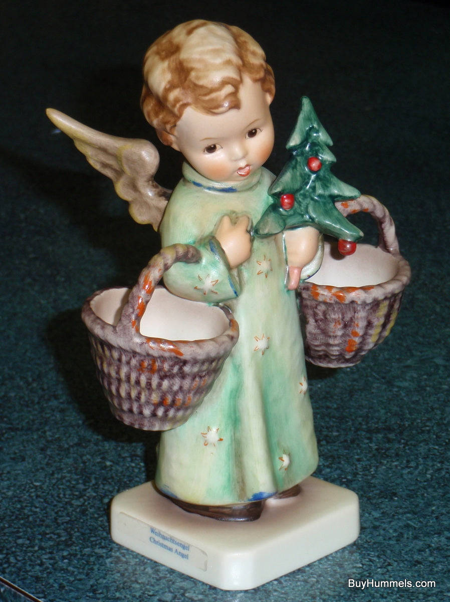 "Christmas Angel" Goebel Hummel Figurine #301 - Angel With Two Baskets And Christmas Tree!