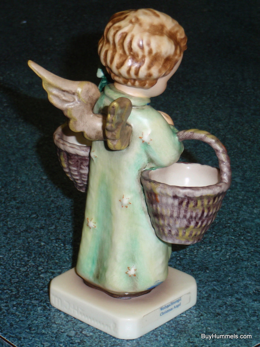 "Christmas Angel" Goebel Hummel Figurine #301 - Angel With Two Baskets And Christmas Tree!