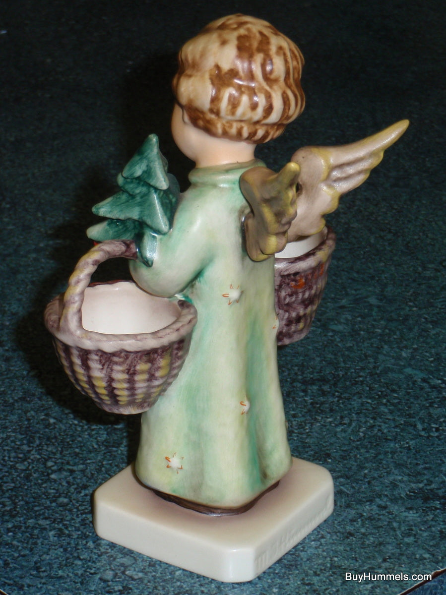 "Christmas Angel" Goebel Hummel Figurine #301 - Angel With Two Baskets And Christmas Tree!