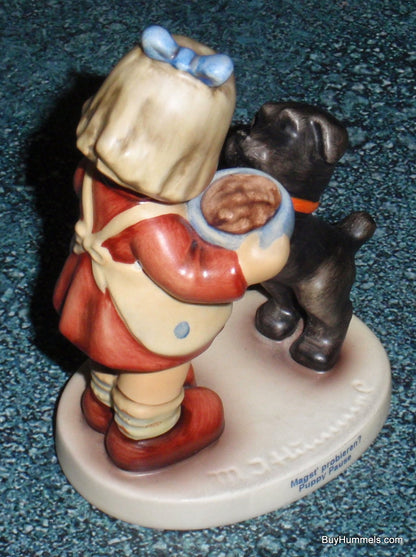 "Puppy Pause" Goebel Hummel #2032 – Girl Feeding Puppy