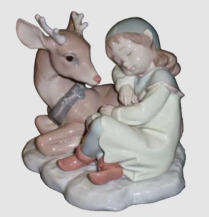 "A Well Earned Rest" Lladro Santa's Secret Workshop Christmas Figurine #6897 (5")