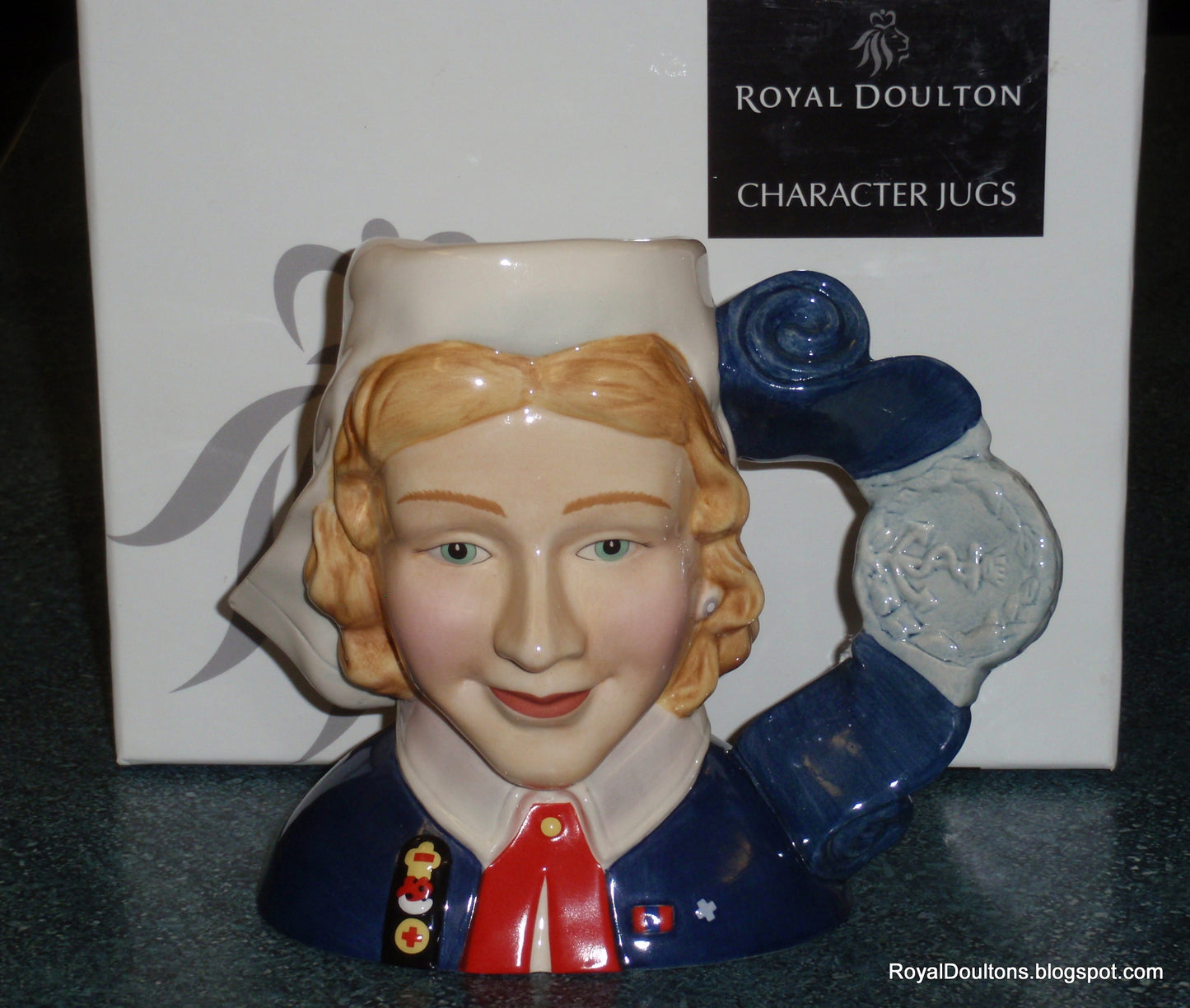 "Nurse" Royal Doulton Character Toby Jug D7216 With Original Box