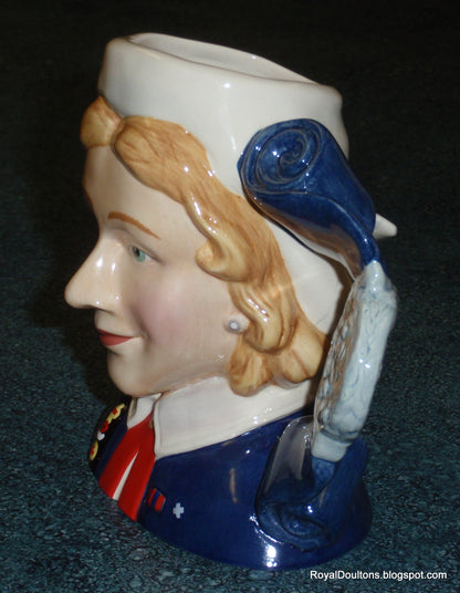 "Nurse" Royal Doulton Character Toby Jug D7216 With Original Box