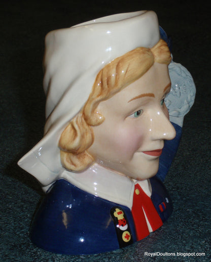 "Nurse" Royal Doulton Character Toby Jug D7216 With Original Box