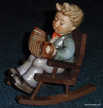 "Practice Makes Perfect" Goebel Hummel Figurine #771 - Boy Accordion (4.75")