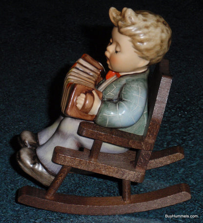 "Practice Makes Perfect" Goebel Hummel Figurine #771 - Boy Accordion (4.75")