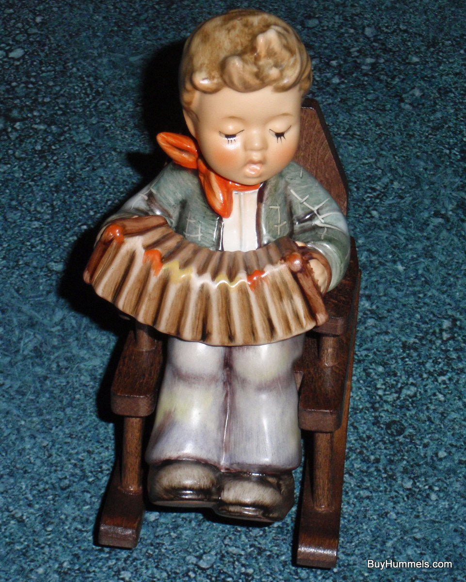 "Practice Makes Perfect" Goebel Hummel Figurine #771 - Boy Accordion (4.75")