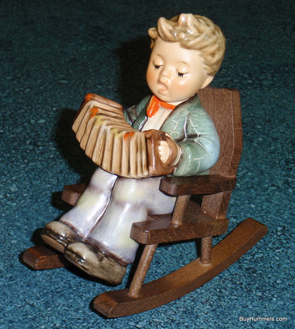 "Practice Makes Perfect" Goebel Hummel Figurine #771 - Boy Accordion (4.75")