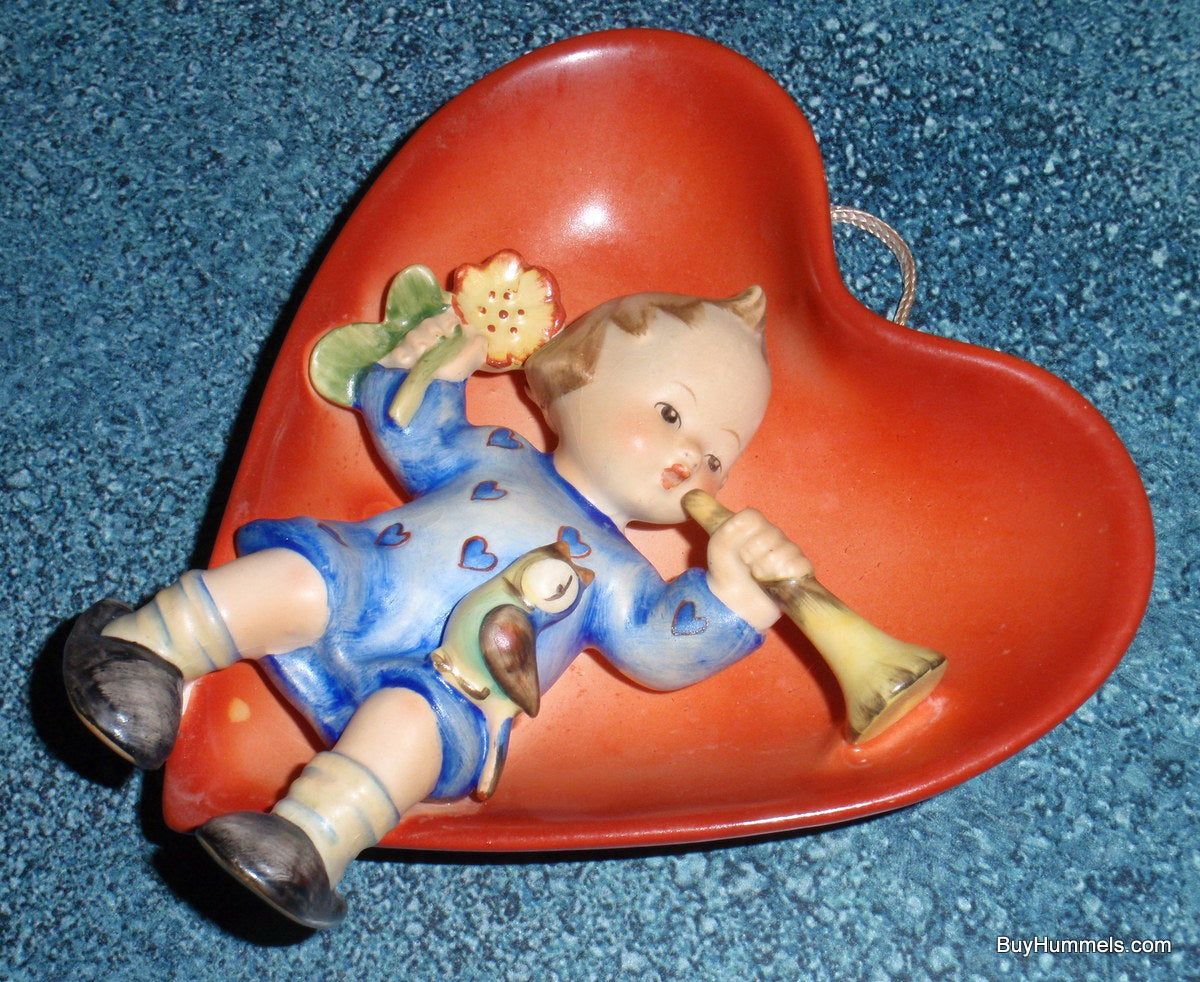 "Tuneful Goodnight" Goebel Hummel Heart Wall Plaque #180