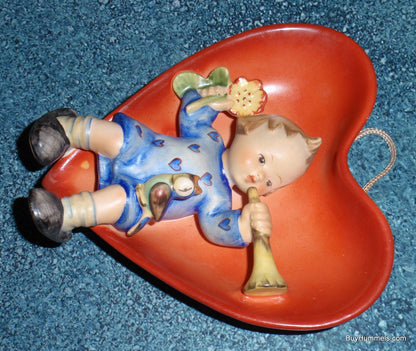"Tuneful Goodnight" Goebel Hummel Heart Wall Plaque #180