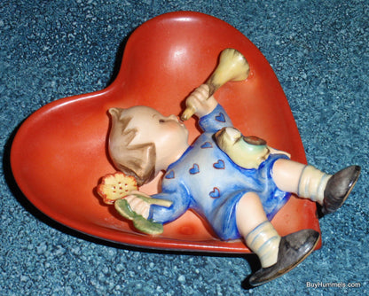 "Tuneful Goodnight" Goebel Hummel Heart Wall Plaque #180