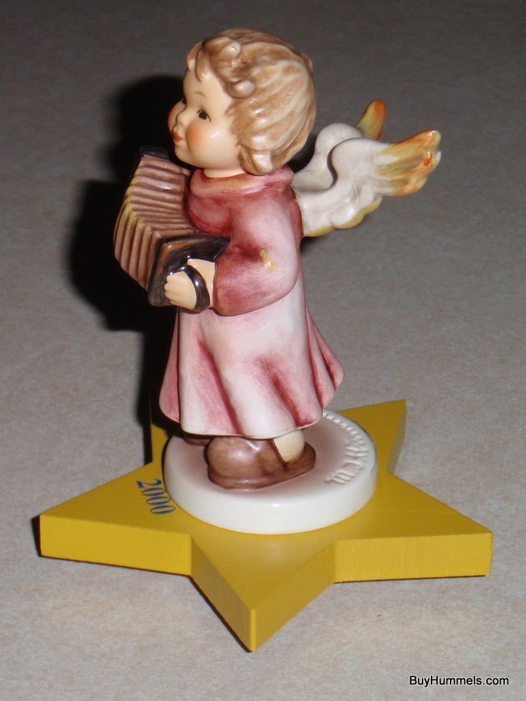 "Millennium Bliss" Goebel Hummel Annual Angel #2096/H - 2000 Edition with Base