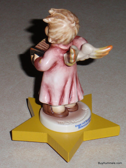 "Millennium Bliss" Goebel Hummel Annual Angel #2096/H - 2000 Edition with Base