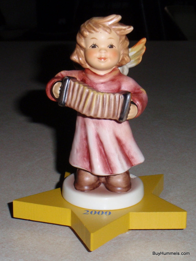 "Millennium Bliss" Goebel Hummel Annual Angel #2096/H - 2000 Edition with Base