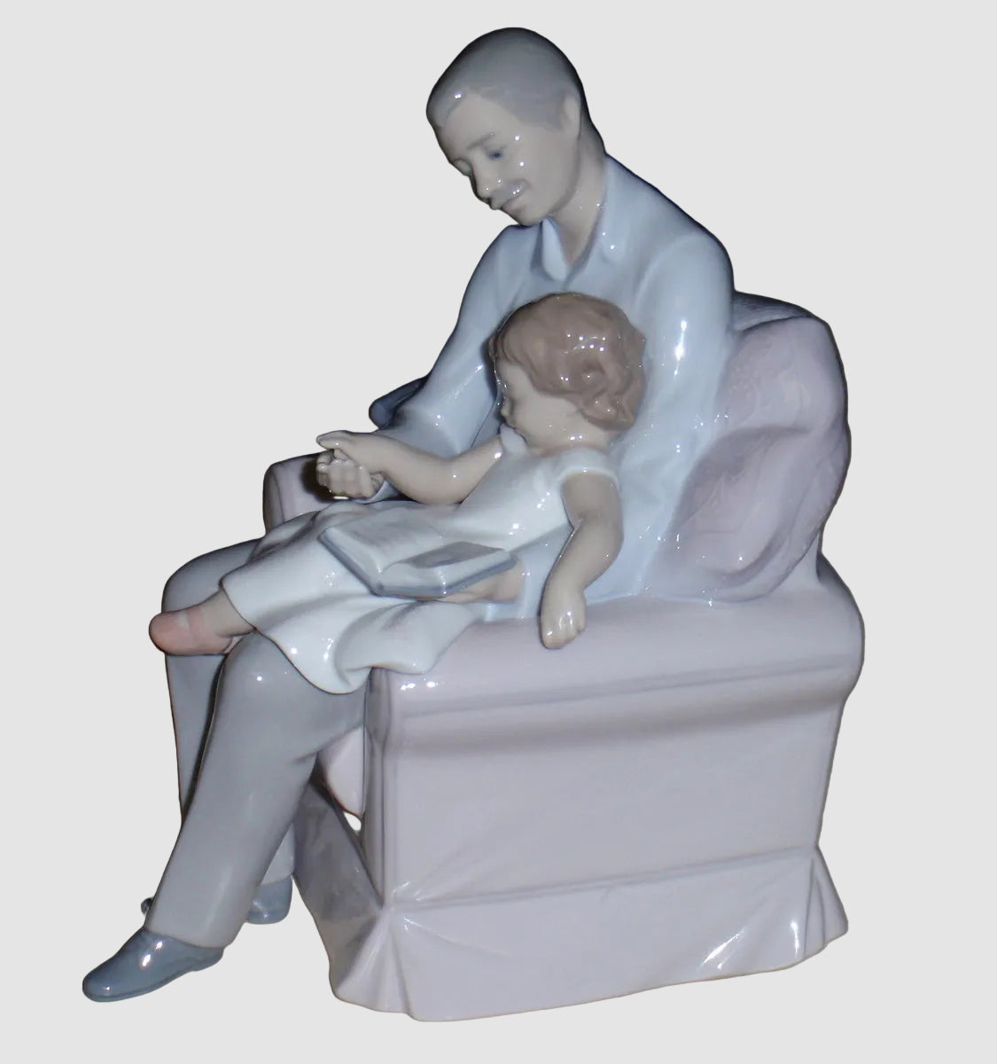 "Grandfather's Stories" Lladro Figurine #6979 - Virginia Gonzalez (8")