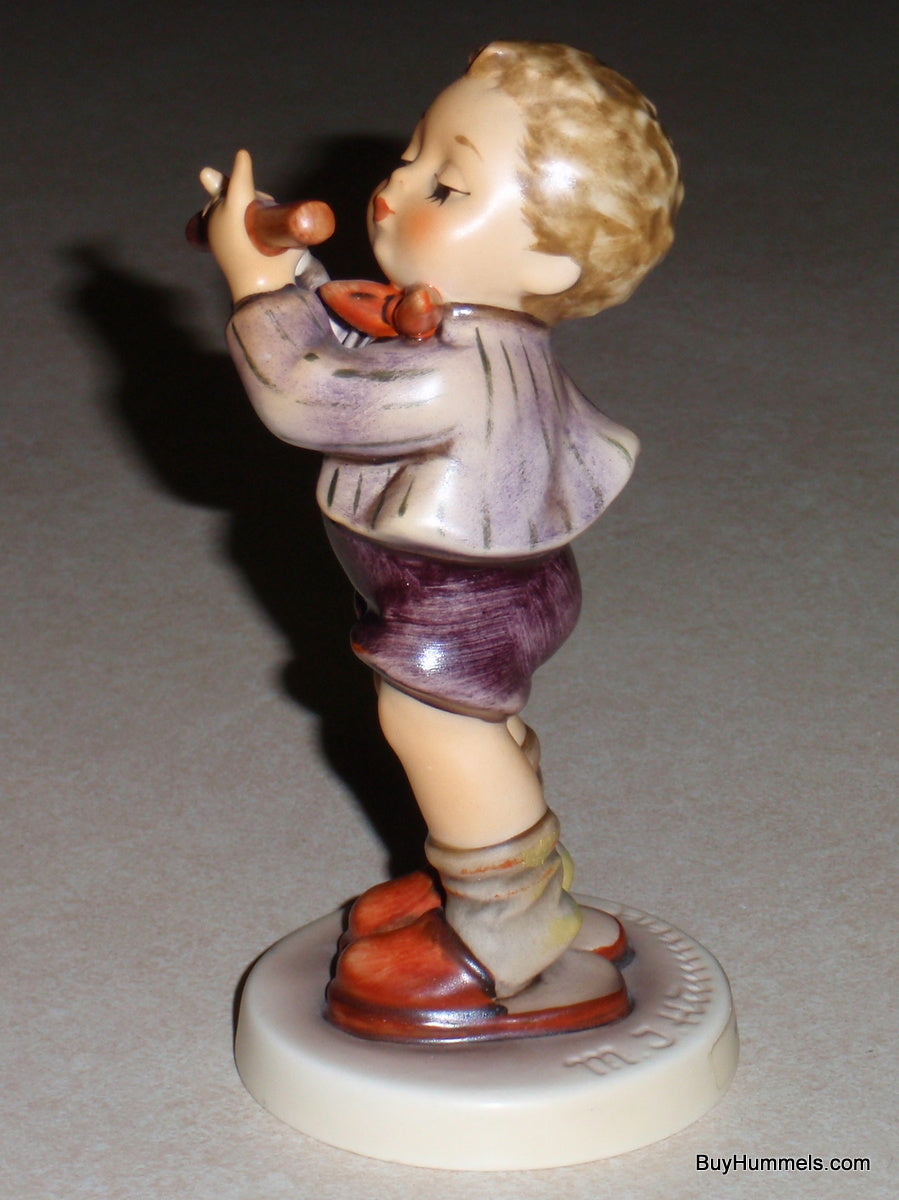 Goebel Hummel Figurine "Morning Concert" #447 TMK6 Boy Playing Flute - CUTE GIFT!