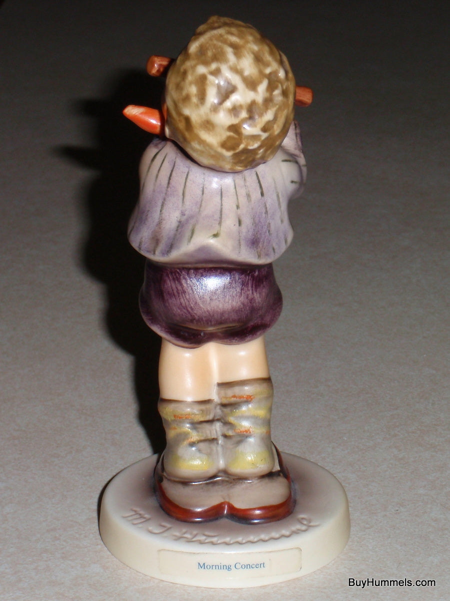 Goebel Hummel Figurine "Morning Concert" #447 TMK6 Boy Playing Flute - CUTE GIFT!