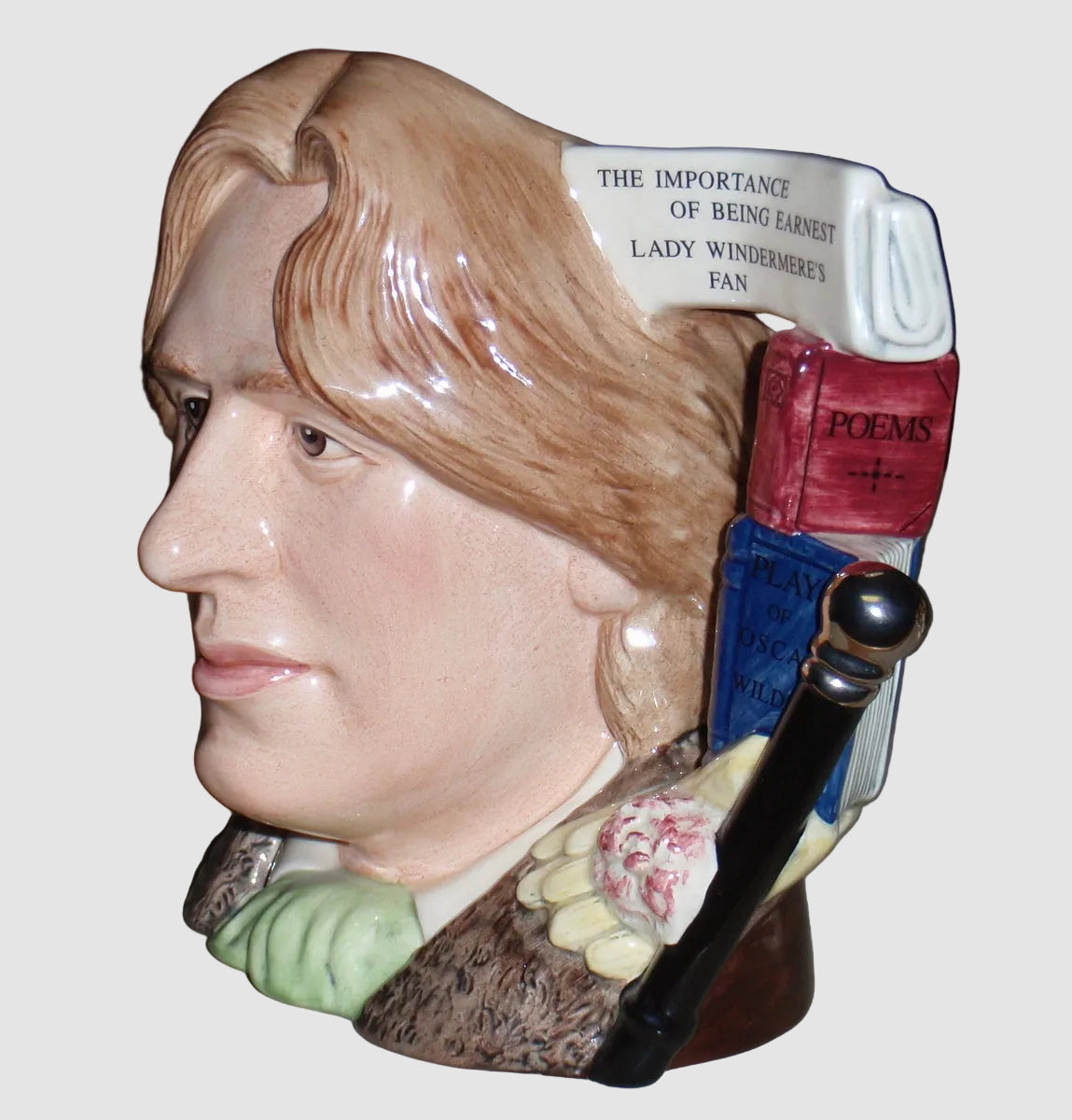 "Oscar Wilde" Royal Doulton Character Jug D7146 - Year 2000 (7")
