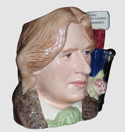 "Oscar Wilde" Royal Doulton Character Jug D7146 - Year 2000 (7")