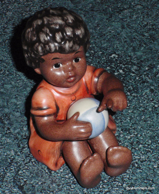 Goebel Hummel African Wanderer #2062 - Girl with Beach Ball - Helmut Fischer Master Sculptor - Millennium Collection TMK-8 Figurine