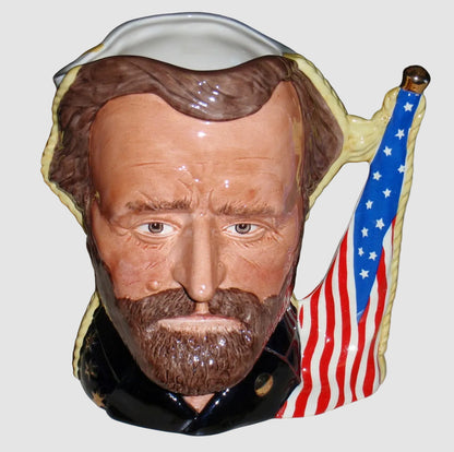 "The Civil War: Ulysses S. Grant & Robert E. Lee" Royal Doulton Character Jug D6698 (7")
