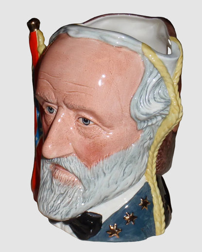 "The Civil War: Ulysses S. Grant & Robert E. Lee" Royal Doulton Character Jug D6698 (7")