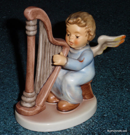 "Heavenly Harpist" Goebel Hummel Angel Figurine #2096/B TMK8 From 2003