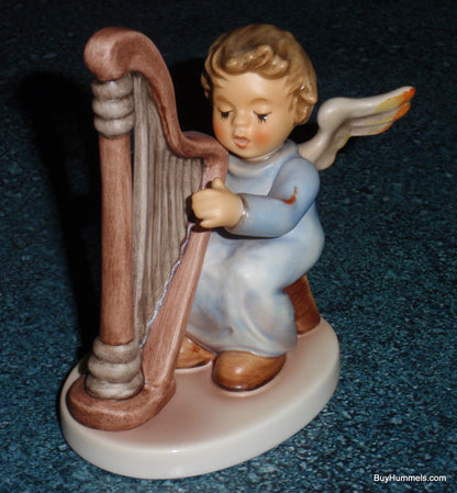 "Heavenly Harpist" Goebel Hummel Angel Figurine #2096/B TMK8 From 2003