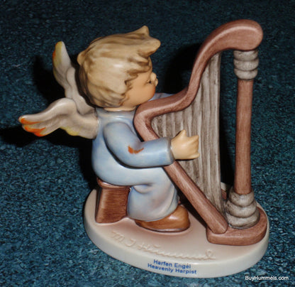 "Heavenly Harpist" Goebel Hummel Angel Figurine #2096/B TMK8 From 2003