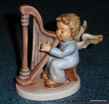 "Heavenly Harpist" Goebel Hummel Angel Figurine #2096/B TMK8 From 2003