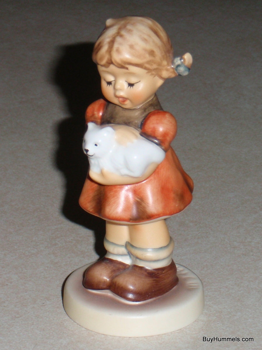 "A Girl's Best Friend" Goebel Hummel Figurine #2101/A - Girl with Cat