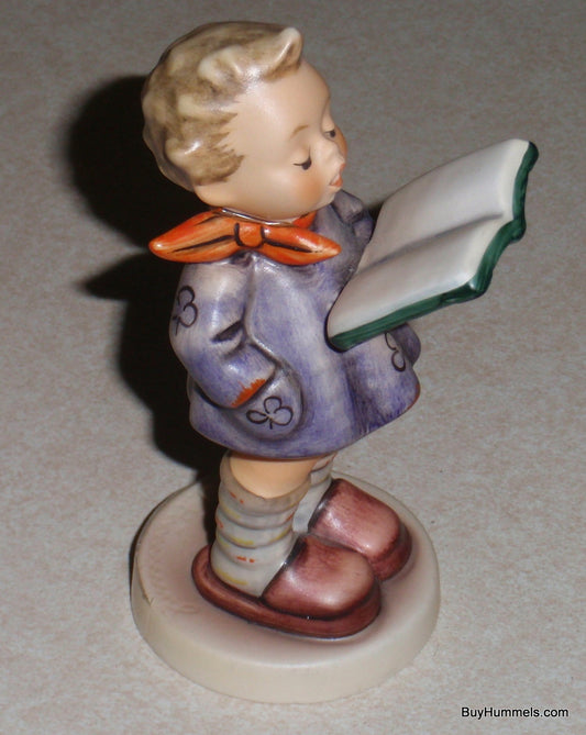 LARGE "The Poet" Goebel Hummel Figurine #397/I  - Little Boy Readying Poetry - CUTE GIFT!