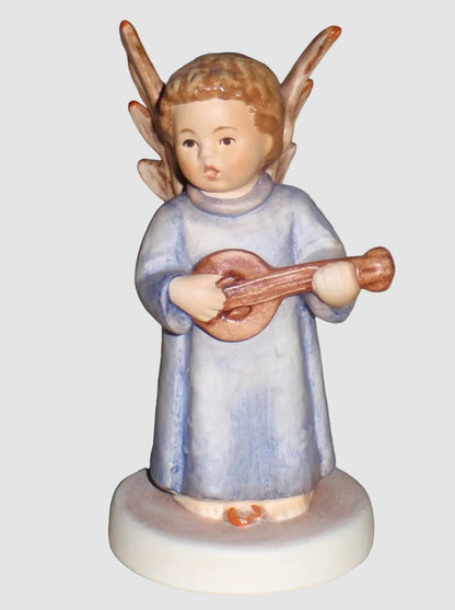 Goebel Hummel Festival Harmony Mandolin Figurine 172 4/0 Adventsengel mit Mandoline Angel Wings Vintage Germany Porcelain