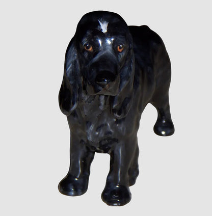 "Cocker Spaniel" Royal Doulton Black Dog HN 1021 Lucky Star Of Ware (5")