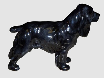 "Cocker Spaniel" Royal Doulton Black Dog HN 1021 Lucky Star Of Ware (5")