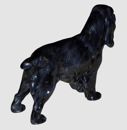 "Cocker Spaniel" Royal Doulton Black Dog HN 1021 Lucky Star Of Ware (5")
