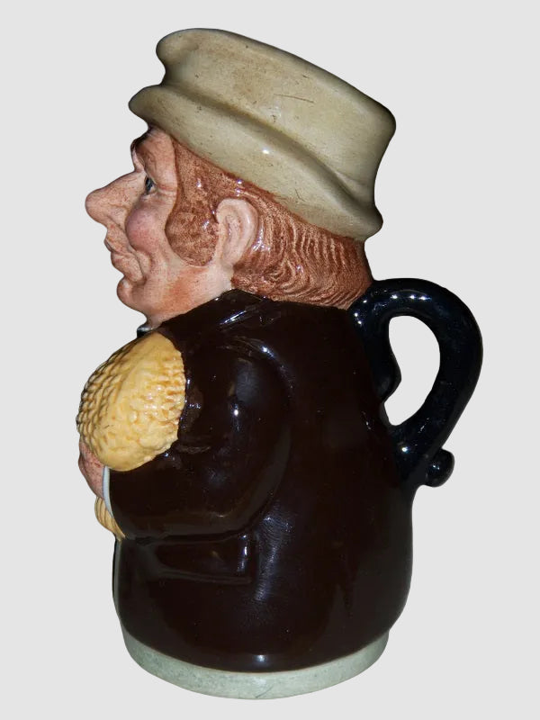 "Mr. Furrow The Farmer" Royal Doulton Character Toby Jug D6701 (4.25")